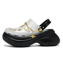 Load image into Gallery viewer, Summer Women Breathable Sandals Beach Shoes Women Slippers Slides Fashion Sandal Clogs Lightweight Walking Shoes With Chain Comfortable Shoes Around The House
