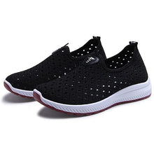 Load image into Gallery viewer, Summer Women's Sports Espadrilles Fashion Breathable Slip On Sneakers For Women Lightweight Walking Shoes Comfortable Elegant Shoes Non Slip Mesh Elegant Design
