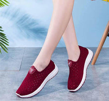 Load image into Gallery viewer, Summer Women's Sports Espadrilles Fashion Breathable Slip On Sneakers For Women Lightweight Walking Shoes Comfortable Elegant Shoes Non Slip Mesh Elegant Design
