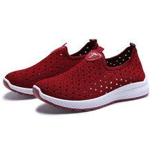 Load image into Gallery viewer, Summer Women's Sports Espadrilles Fashion Breathable Slip On Sneakers For Women Lightweight Walking Shoes Comfortable Elegant Shoes Non Slip Mesh Elegant Design

