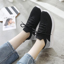 Load image into Gallery viewer, Summer Womens Shoes Mesh Light Breathable Sneakers Flats Casual Trainers Walking Shoes Sport Women Mesh Running Casual Slip On Flats Sneakers
