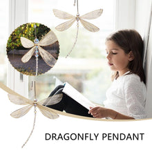 Load image into Gallery viewer, Sun Catcher Ornament Window Crystal Guardian Angel Wing  Prism Pendant Rainbow Maker Collection Crystal Dragonflys Sun-catcher Wind Chimes Home Garden Hanging Decor Gifts Photography Prop Festival Decoration
