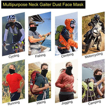 Load image into Gallery viewer, Sun Protection Cool Lightweight Neck Gaiter Mask Face Scarf
