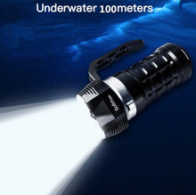 Load image into Gallery viewer, Super Bright High Lumen Underwater and Powerful Waterproof  LED Torchlight with Magnetic Control Switch Diving Light Dive Flashlight For Camping Hiking Running Jogging Diving Household Use
