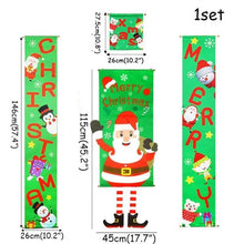 Load image into Gallery viewer, Super Cute Merry Christmas Decorations For Home Ornaments Garland New Year Xmas Door Decor Hanging Cloth Gifts

