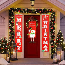 Load image into Gallery viewer, Super Cute Merry Christmas Decorations For Home Ornaments Garland New Year Xmas Door Decor Hanging Cloth Gifts
