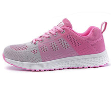 Load image into Gallery viewer, Super Light Sneakers For Women Vulcanize Sport Walking White Sneakers Women Casual Flats Elegant Soft Walking Shoes Breathable Non Slip Comfortable Sneakers
