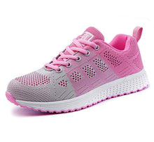 Load image into Gallery viewer, Super Light Sneakers For Women Vulcanize Sport Walking White Sneakers Women Casual Flats Elegant Soft Walking Shoes Breathable Non Slip Comfortable Sneakers
