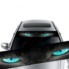Load image into Gallery viewer, Super Personality Windshield Sticker Car Front Windshield Sticker Stereo Car Stickers Front File Stickers Car Front Rear Sun Strip Visor Vinyl Decal Windshield Cast Film 3D Stickers Decor Front Creative Eyes Skull Sticker For Car Auto Decorative Stickers
