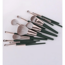 Load image into Gallery viewer, Super Quality 14Pcs Makeup Brushes Set Cosmetic Foundation Powder Blush Eye Shadow Lip Blend Wooden Make Up Brush Tool Kit
