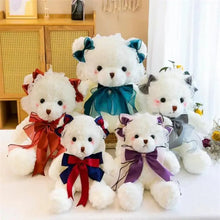Load image into Gallery viewer, Superior Quality Cute Teddy Bear With Dress Plush Doll Stuffed Animals Kids Toys Room Decor, Christmas,VE Valentine Gifts
