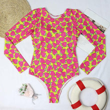 Load image into Gallery viewer, Surfing Swimsuit For Women Bikini Long Sleeve Swimwear Tiger Print Push Up Summer Bath Suit Two Piece Surfing Rash Guard Bikini Long Sleeve Swimsuit Set
