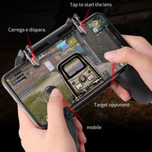 Load image into Gallery viewer, Sustainable Black Joystick Trigger Gamepad Controller Compatible With Smartphone Mobile Cellphone Portable Holder Quality Gaming Pads
