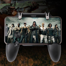 Load image into Gallery viewer, Sustainable Black Joystick Trigger Gamepad Controller Compatible With Smartphone Mobile Cellphone Portable Holder Quality Gaming Pads
