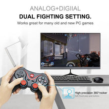 Load image into Gallery viewer, Sustainable White Wireless Joystick Gamepad PC Game Controller Support Bluetooth BT3.0 Compatible With Mobile Phone Tablet Wireless Controller Game Controller Gamepad Joystick Compatible With Slim 360 PC Windows 7 8 10 (White)
