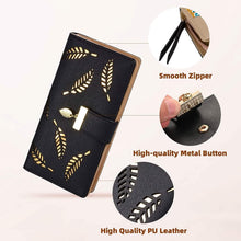 Load image into Gallery viewer, Sweet Cute Women's Long Leaf Bifold Wallet
