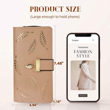 Load image into Gallery viewer, Sweet Cute Women's Long Leaf Bifold Wallet

