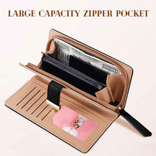 Load image into Gallery viewer, Sweet Cute Women's Long Leaf Bifold Wallet

