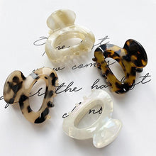Load image into Gallery viewer, Sweet Mini Acetate Hair Clip for Women Girls Hair Claw Chic Barrettes Crab Hairpins Styling Claw Clips Fashion Hair Gorgeous Hair Accessories For Women
