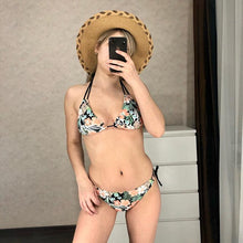 Load image into Gallery viewer, Swimwear Woman Swimsuit  Bikini New Push Up Bikini Set Bathing Suit Women's Bikini Swimsuits Floral Printed Bathing Suits For Women 2 Piece Bikini  Women  Floral Print Beachwear Two Piece Suit
