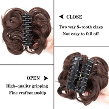Load image into Gallery viewer, Synthetic Women's Hair Bun Bands Short Curly Chignon Hairpins Claw In Hairpieces for Fake False Hair Scrunchy Black Brown Wigs For Black Women Cosplay Wigs For Women
