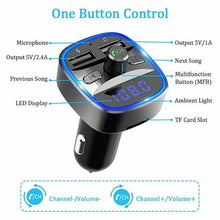 Load image into Gallery viewer, T25 Bluetooth 5.0 Car FM Transmitter
