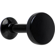 Load image into Gallery viewer, 1/4 Black IP 4mm Circle Internal Thread Daith Cartilage Tragus
