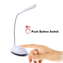 Load image into Gallery viewer, Table Lamp For Study LED Desk Lamp 3XAAA Battery Not Include Dimmable Mini Table Top Lantern Cute Book Light Office Smart Decorative Table Lamp Cute Study Lamps for Bedroom Décor
