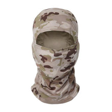Load image into Gallery viewer, Tactical Camouflage Balaclava Full Face Mask CS Wargame Army Hunting Cycling Sports Helmet Liner Military Multiamp CP Skating Hat Motorbike Biker Racing Breather Mask Tactical Airsoft Cap Scarf Mask Ski Hat Spring Summer For Men Women
