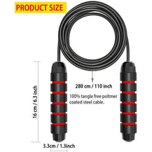 Load image into Gallery viewer, Tangle-Free Skipping Rope with Ball Bearings
