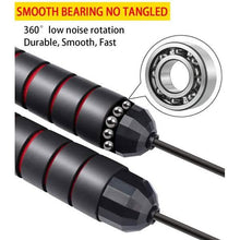 Load image into Gallery viewer, Tangle-Free Skipping Rope with Ball Bearings
