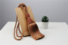 Load image into Gallery viewer, Tassel Curtain Tiebacks Home Decoration Handmade Curtain Holders Clips Hanging Balls Curtain Accessories Curtain Tie backs Curtain Handmade Tiebacks Decorative Curtain Holdbacks With Tassel
