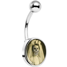 Load image into Gallery viewer, Skeleton Bride Halloween Belly Ring
