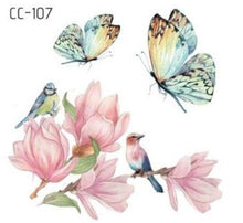 Load image into Gallery viewer, Temporary 3D Rose Flower Tattoos Sticker Body Art Tattoo Sticker Waterproof Luxury Tattoo Rose Lotus Flower Fashion Sticker For Womens
