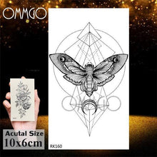 Load image into Gallery viewer, Temporary Tattoos Seahorse Dolphin Sticker Watercolor Custom Body Tattoo For Children Women
