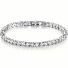 Load image into Gallery viewer, Tennis Single Row Synthetic Zircon Bracelet
