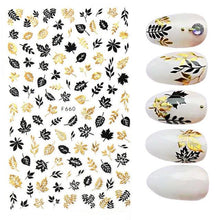 Load image into Gallery viewer, The New 3D Nail Sticker Cool English Letter stickers for nail  Foil Love Heart Design Nails Accessories Fashion Manicure Sticker Stickers Girls Manicure Decoration Nail Art Supplies 3D Self-Adhesive Nail Decals Designer Nail Stickers for Acrylic Nails
