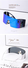 Load image into Gallery viewer, The New Sports Polarized Sunglasses UV400 Outdoor Cycling Glasses Sunglasses For Women &amp; Men New Blue Frame Rimless Rectangle Shape  Sun Glasses For Unisex Design New Mirrored Wind Proof Sport Eyeglasses For Sunglasses
