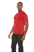 Load image into Gallery viewer, Clearance Men's Bamboo Short Sleeve Contrast Stitch T-Shirt
