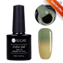 Load image into Gallery viewer, Thermal Shiny Nail Polish Change Color Effect Gel UV Semi Permanent Stylish Three Layer Effect For Womens

