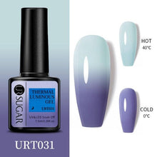 Load image into Gallery viewer, Thermal Shiny Nail Polish Change Color Effect Gel UV Semi Permanent Stylish Three Layer Effect For Womens

