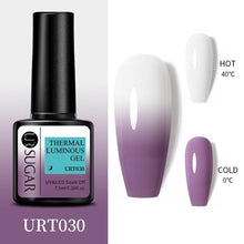 Load image into Gallery viewer, Thermal Shiny Nail Polish Change Color Effect Gel UV Semi Permanent Stylish Three Layer Effect For Womens
