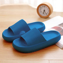 Load image into Gallery viewer, Thick Platform Bathroom Home Slippers Women Fashion Soft Sole EVA Indoor Slides Woman Sandals Summer Non-slip Flip Flops Quick Drying Open Toe Super Soft Comfy Thick Sole Home House Cloud Cushion Sandals For Indoor And Outdoor Platform Shoes
