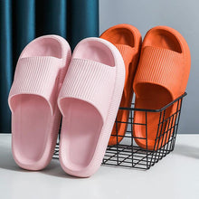 Load image into Gallery viewer, Thick Platform Bathroom Home Slippers Women Fashion Soft Sole EVA Indoor Slides Woman Sandals Summer Non-slip Flip Flops Quick Drying Open Toe Super Soft Comfy Thick Sole Home House Cloud Cushion Sandals For Indoor And Outdoor Platform Shoes

