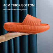Load image into Gallery viewer, Thick Platform Bathroom Home Slippers Women Fashion Soft Sole EVA Indoor Slides Woman Sandals Summer Non-slip Flip Flops Quick Drying Open Toe Super Soft Comfy Thick Sole Home House Cloud Cushion Sandals For Indoor And Outdoor Platform Shoes
