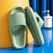 Load image into Gallery viewer, Thick Platform Bathroom Home Slippers Women Fashion Soft Sole EVA Indoor Slides Woman Sandals Summer Non-slip Flip Flops Quick Drying Open Toe Super Soft Comfy Thick Sole Home House Cloud Cushion Sandals For Indoor And Outdoor Platform Shoes
