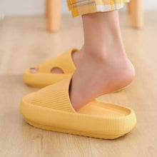 Load image into Gallery viewer, Thick Platform Bathroom Home Slippers Women Fashion Soft Sole EVA Indoor Slides Woman Sandals Summer Non-slip Flip Flops Quick Drying Open Toe Super Soft Comfy Thick Sole Home House Cloud Cushion Sandals For Indoor And Outdoor Platform Shoes
