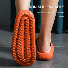 Load image into Gallery viewer, Thick Platform Bathroom Home Slippers Women Fashion Soft Sole EVA Indoor Slides Woman Sandals Summer Non-slip Flip Flops Quick Drying Open Toe Super Soft Comfy Thick Sole Home House Cloud Cushion Sandals For Indoor And Outdoor Platform Shoes
