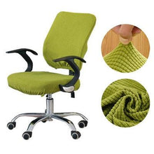 Load image into Gallery viewer, Thicken Solid Office Computer Chair Cover Spandex Split Seat Cover Universal Office Anti-dust Armchair Cover Protective &amp; Stretchable Universal Chair Covers Stretch Rotating Chair Slipcover
