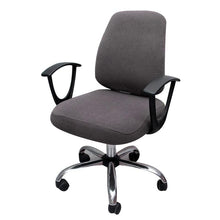 Load image into Gallery viewer, Thicken Solid Office Computer Chair Cover Spandex Split Seat Cover Universal Office Anti-dust Armchair Cover Protective &amp; Stretchable Universal Chair Covers Stretch Rotating Chair Slipcover

